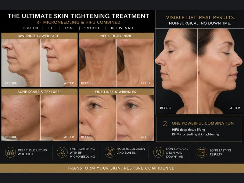 Results of combined treatment for the ultimate skin tightening treatment Malmesbury