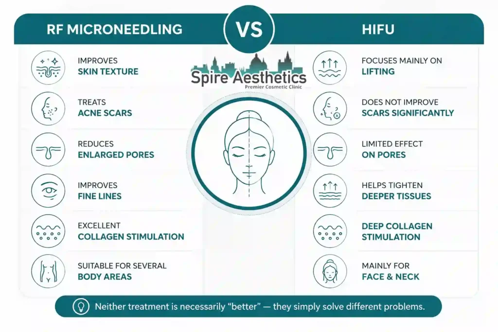 RF Microneedling vs HIFU: Which Treatment Gives Better Results Malmesbury?
